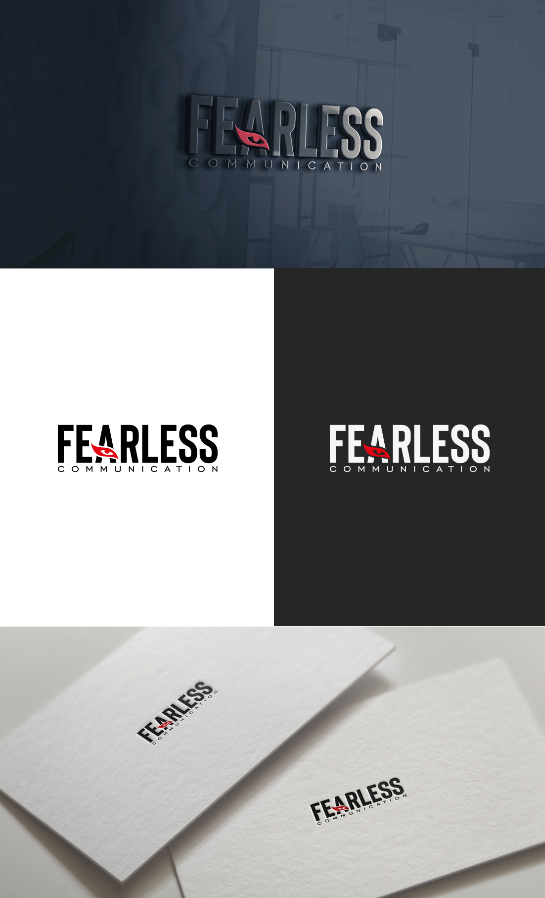 Logo Design by GLDesigns for Fearless Communication Group | Design #27865702