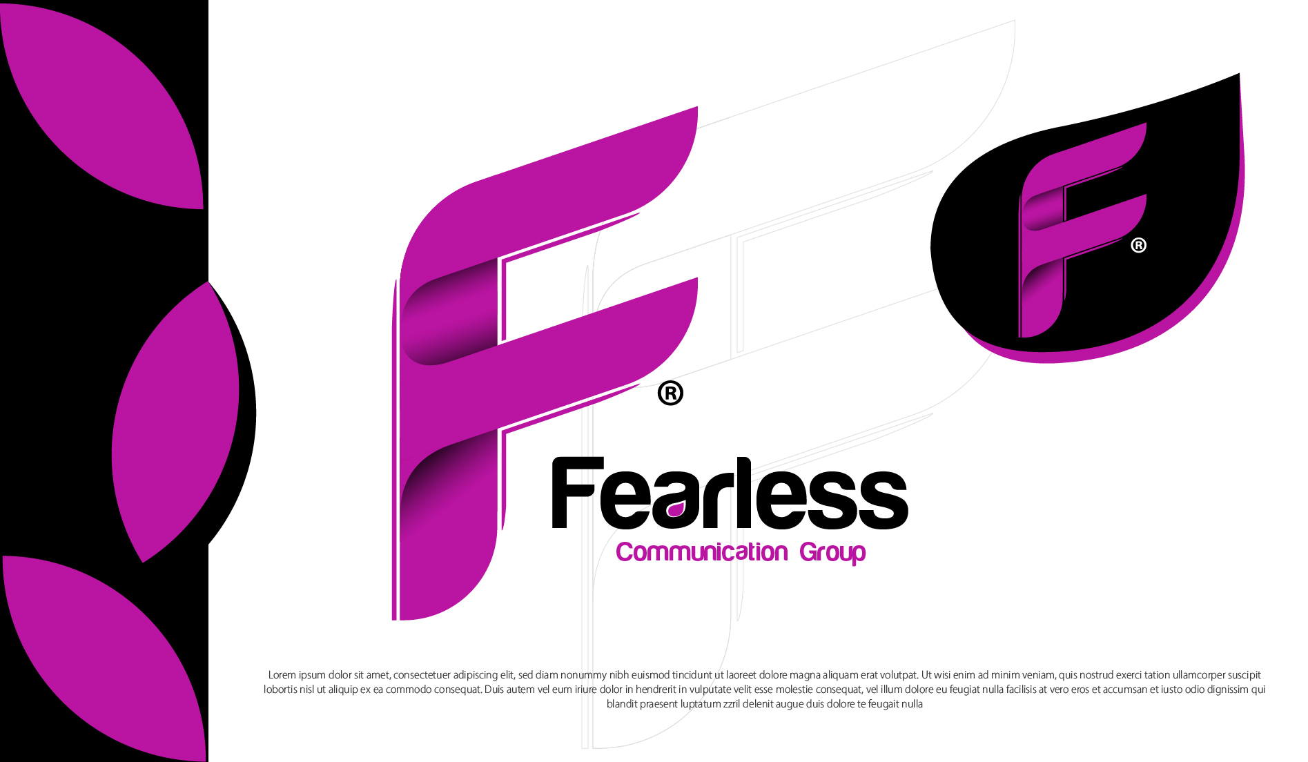 Logo Design by YERR® for Fearless Communication Group | Design #27878693
