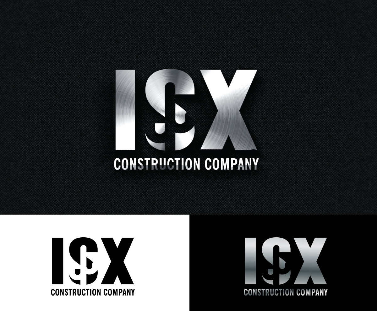 Logo Design by sol design2 for ISX Construction Company | Design #27862290