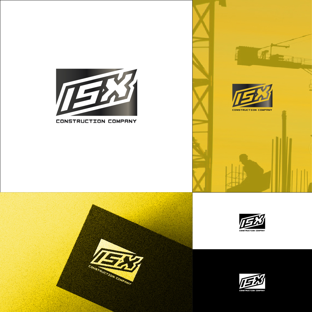 Logo Design by 182 for ISX Construction Company | Design #27914218