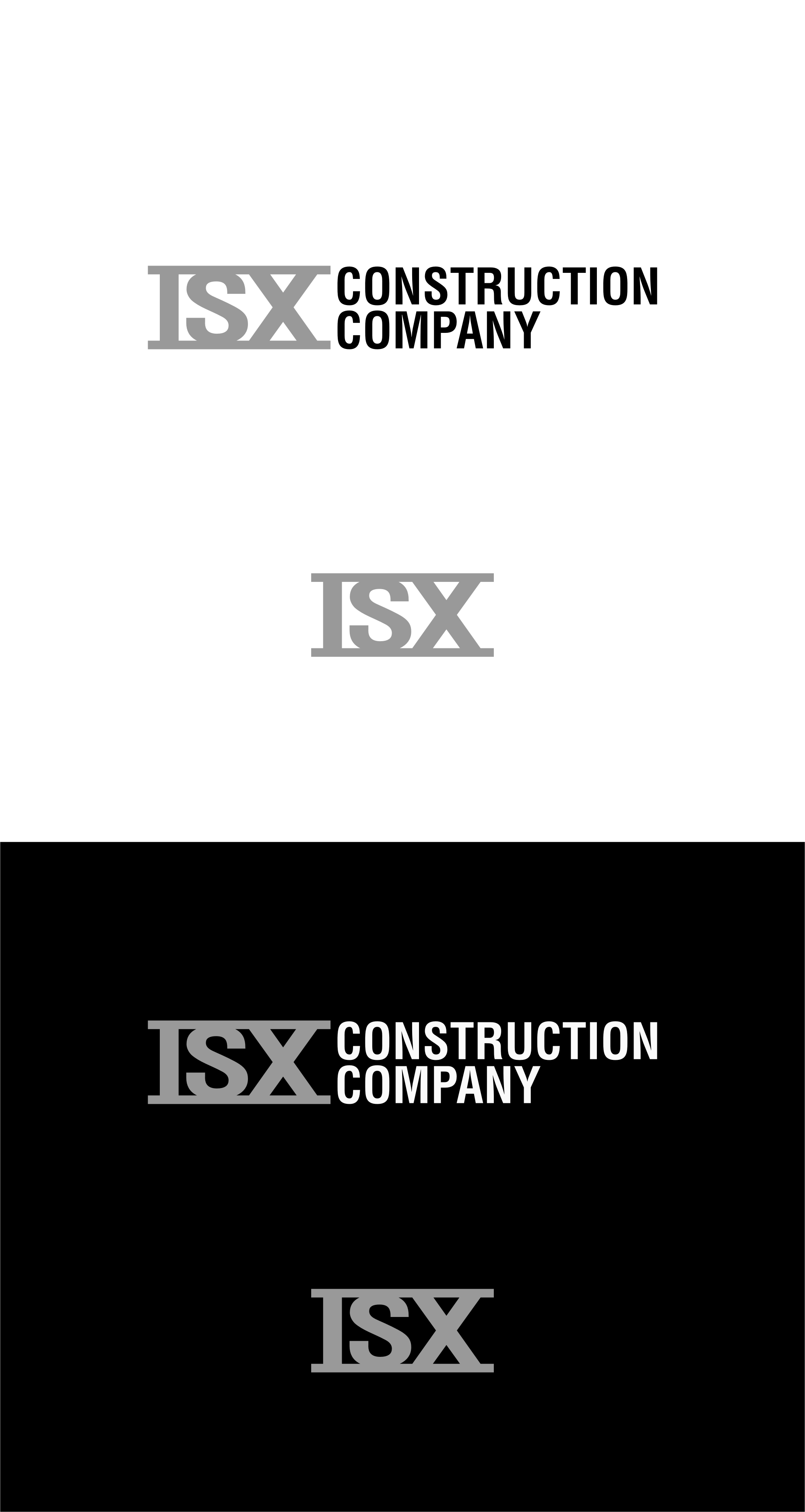Logo Design by hamkur for ISX Construction Company | Design #27862313