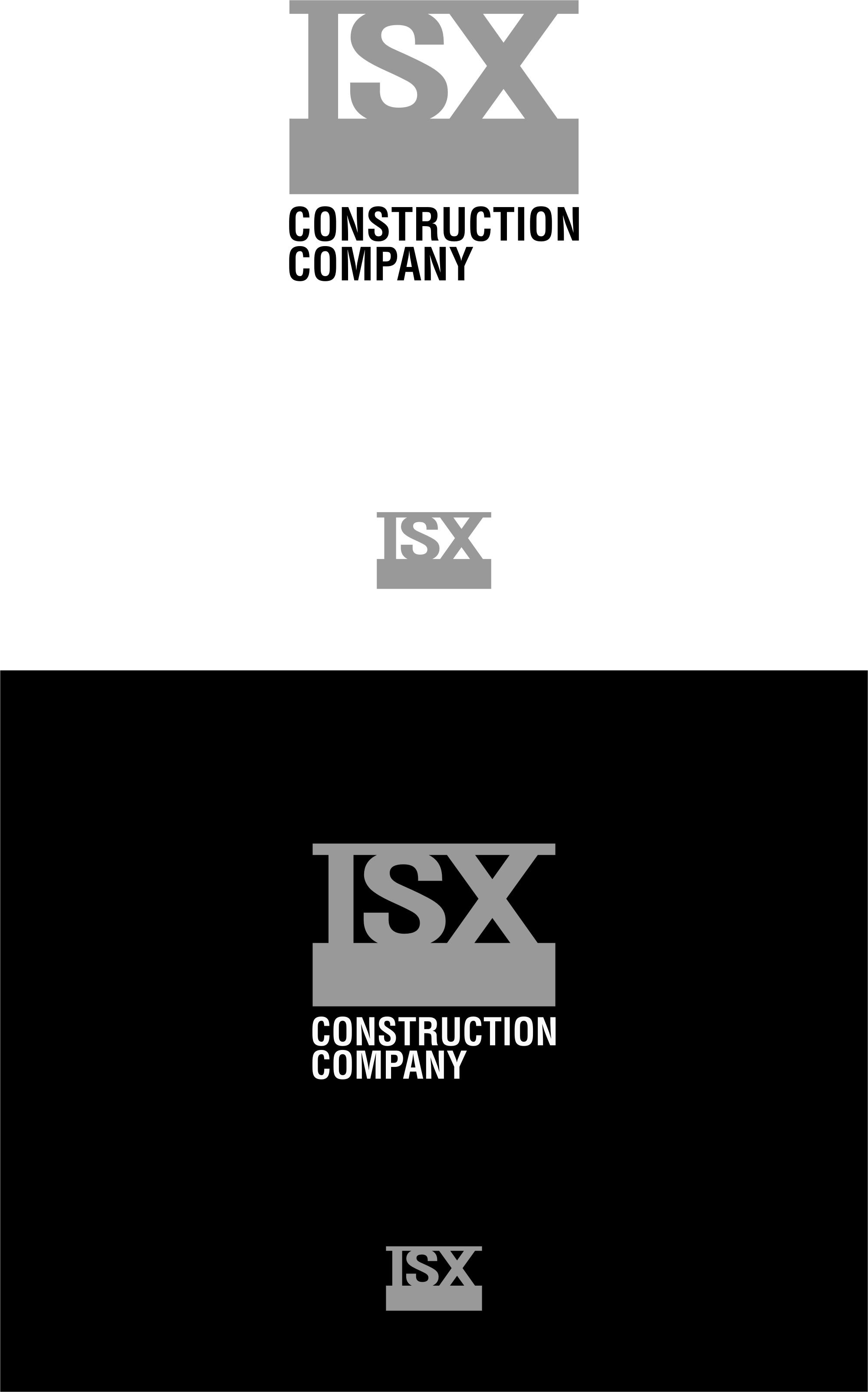 Logo Design by hamkur for ISX Construction Company | Design #27862321