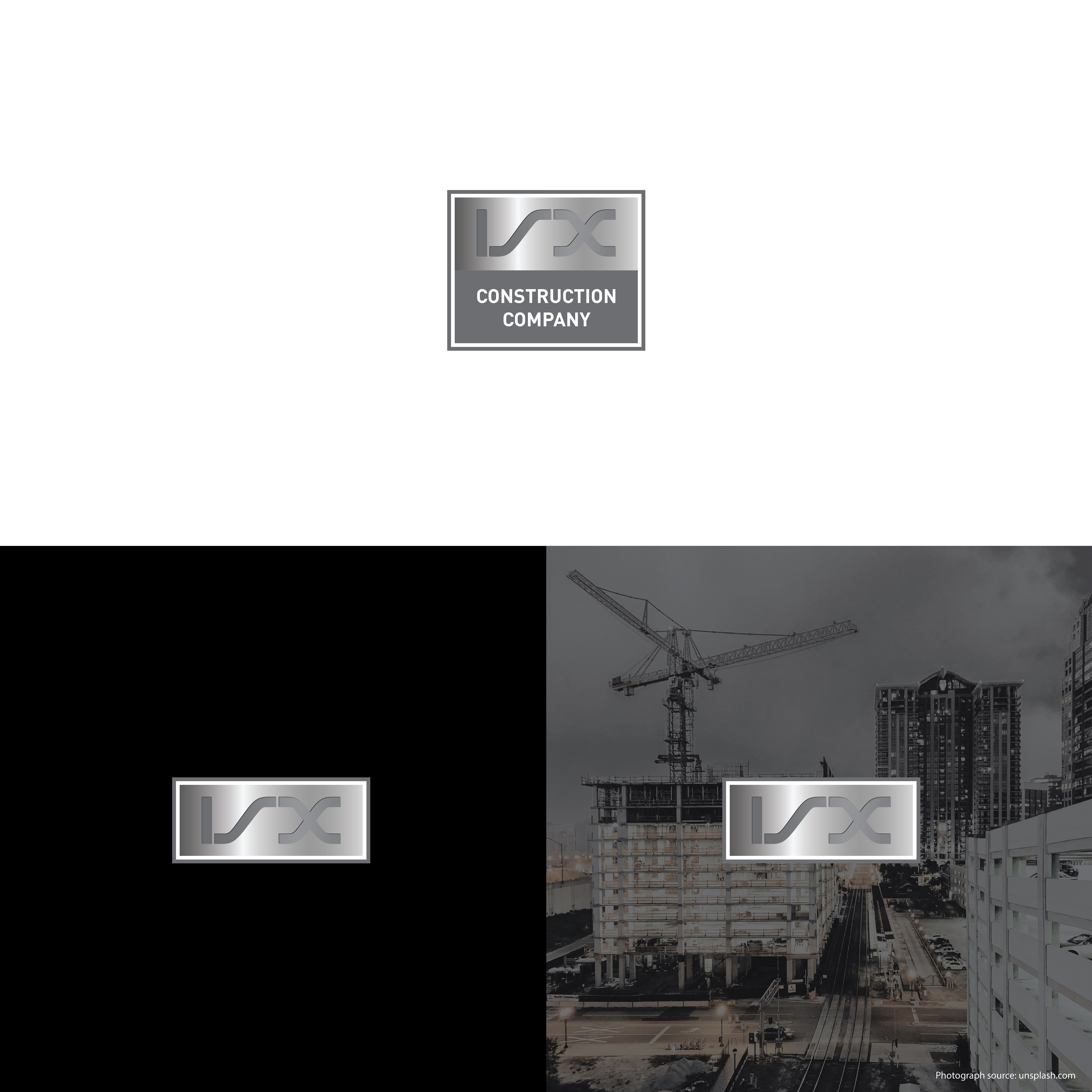 Logo Design by andychua for ISX Construction Company | Design #27890475