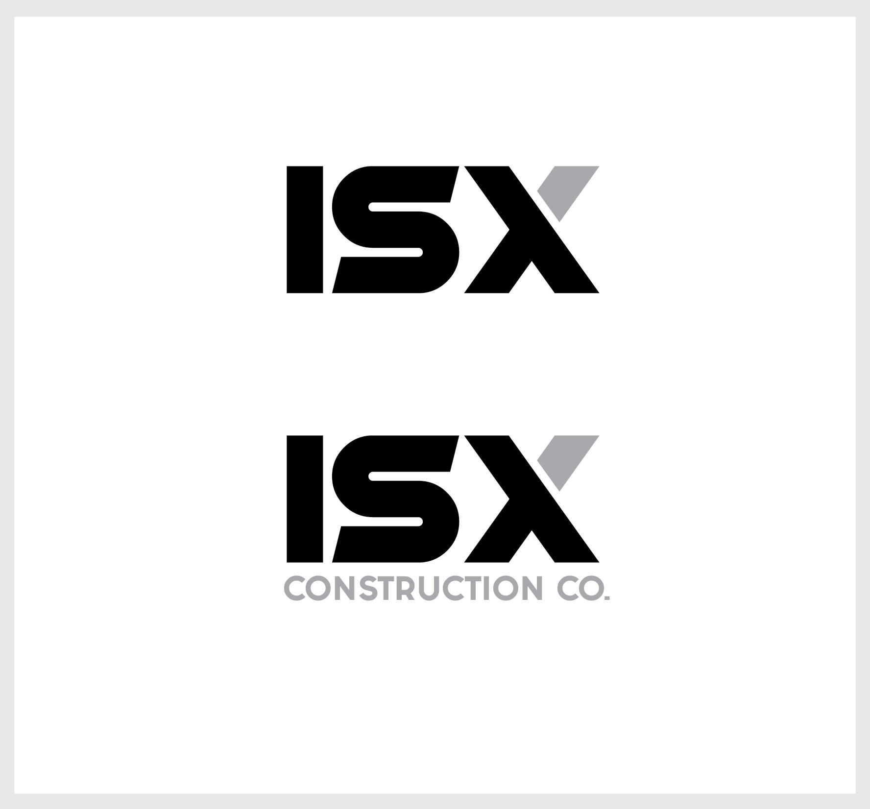 Logo Design by angelonyamu for ISX Construction Company | Design #27889577