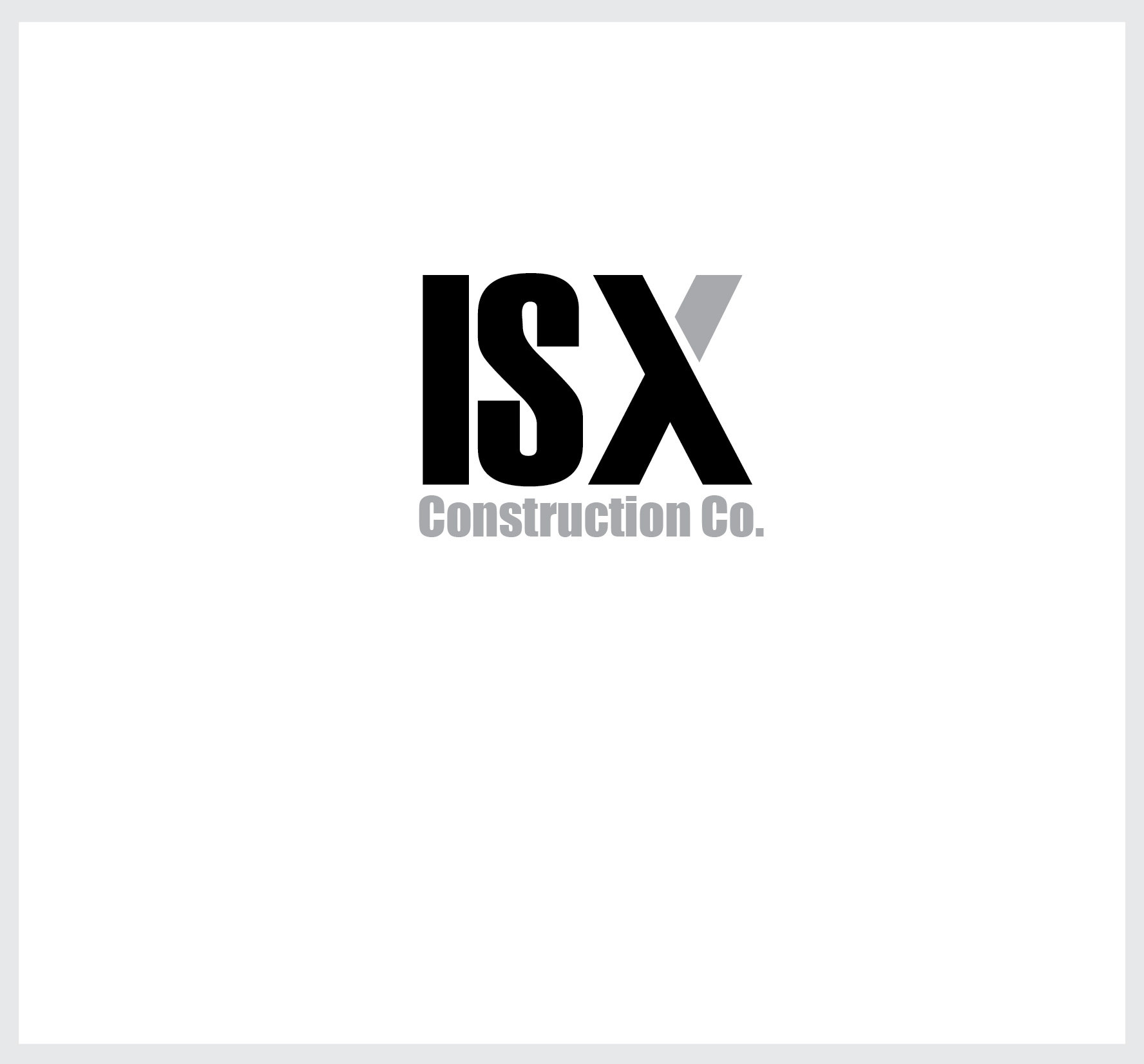 Logo Design by angelonyamu for ISX Construction Company | Design #27889580