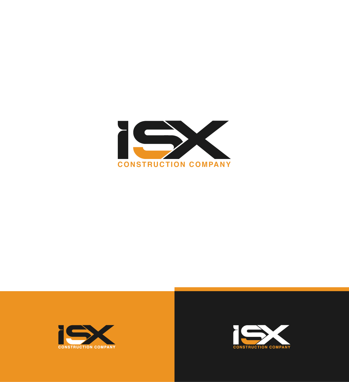Logo Design by ecorokerz for ISX Construction Company | Design #27862398
