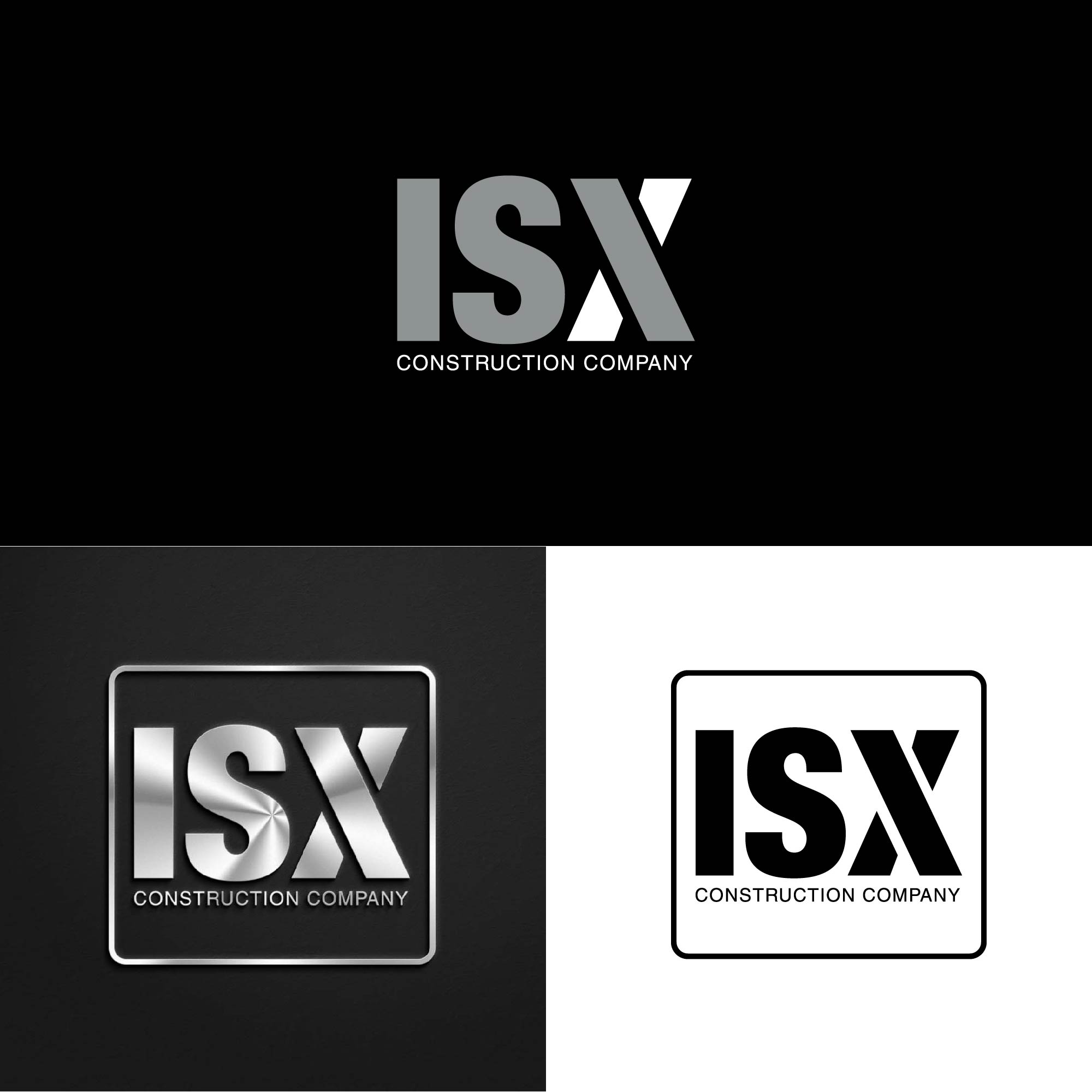 Logo Design by kaushal 05 for ISX Construction Company | Design #27865309