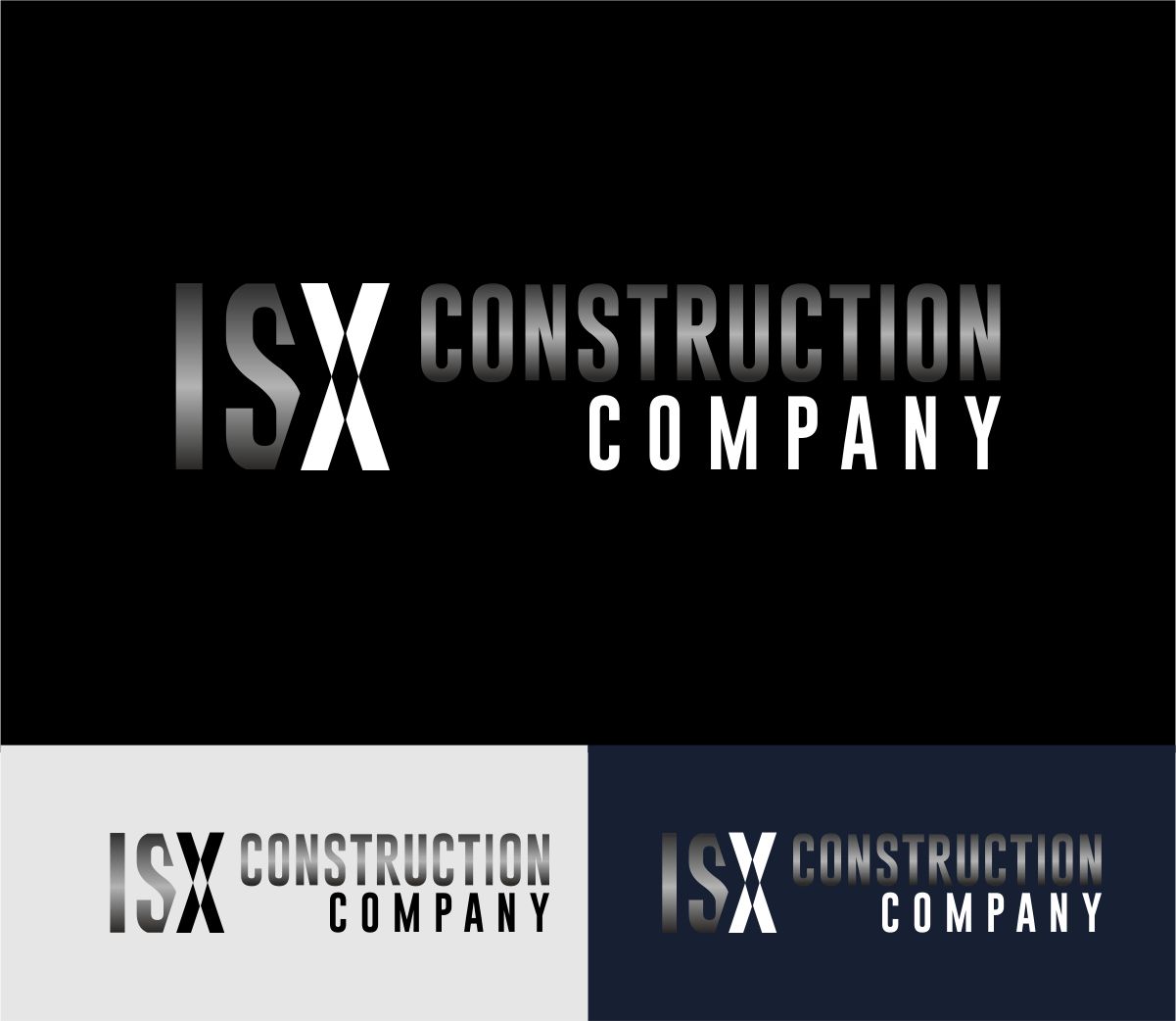 Logo Design by Rajiv Kumar for ISX Construction Company | Design #27864751