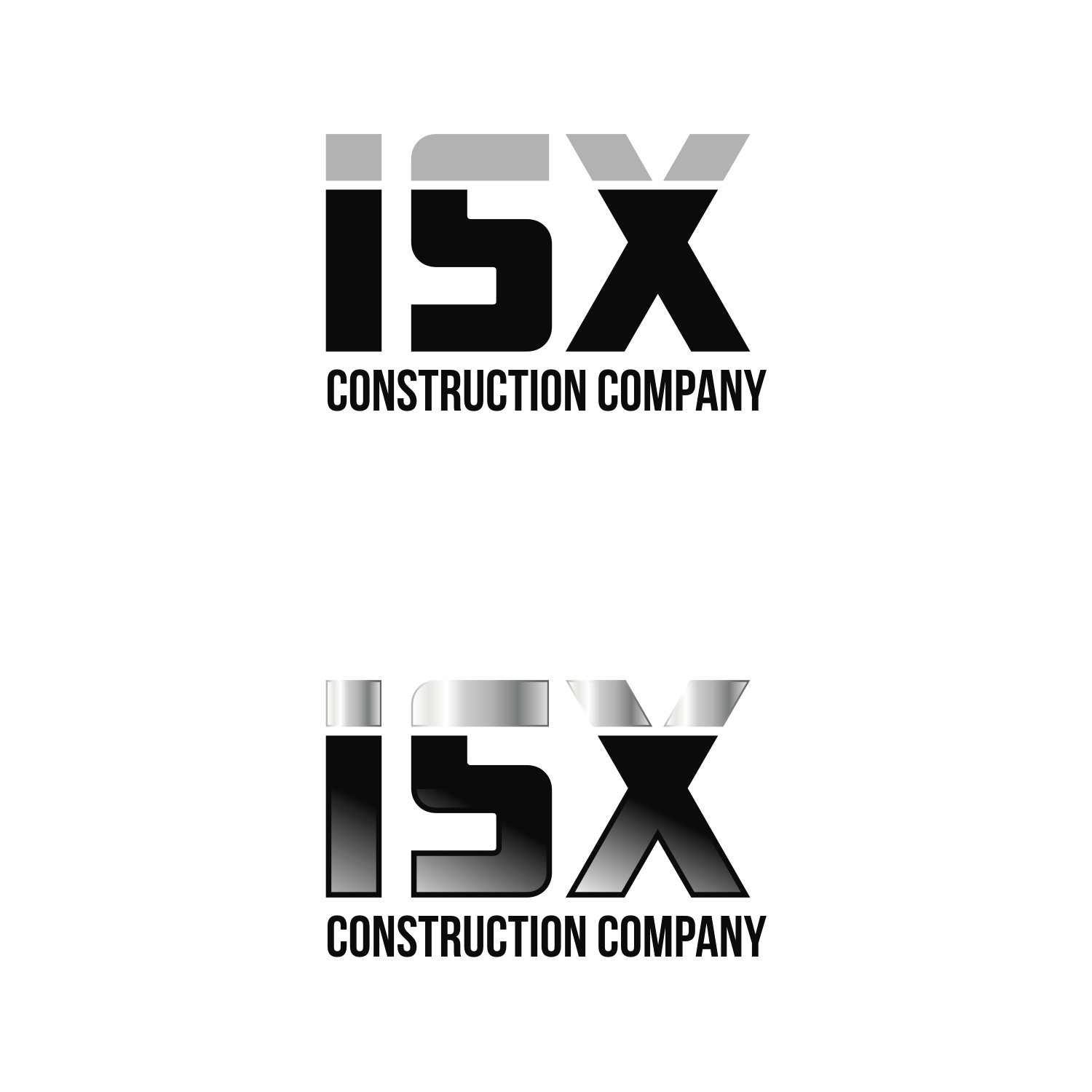 Logo Design by R16 for ISX Construction Company | Design #27916611