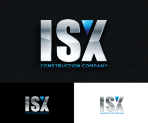 Logo Design by step forward 2 for ISX Construction Company | Design: #27861992