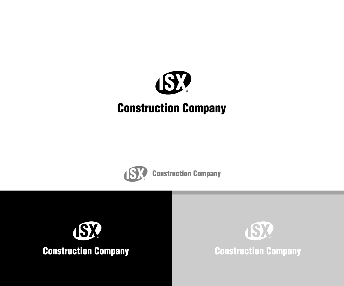 Logo-Design von ELMNT für ISX Construction Company | Design #27870236