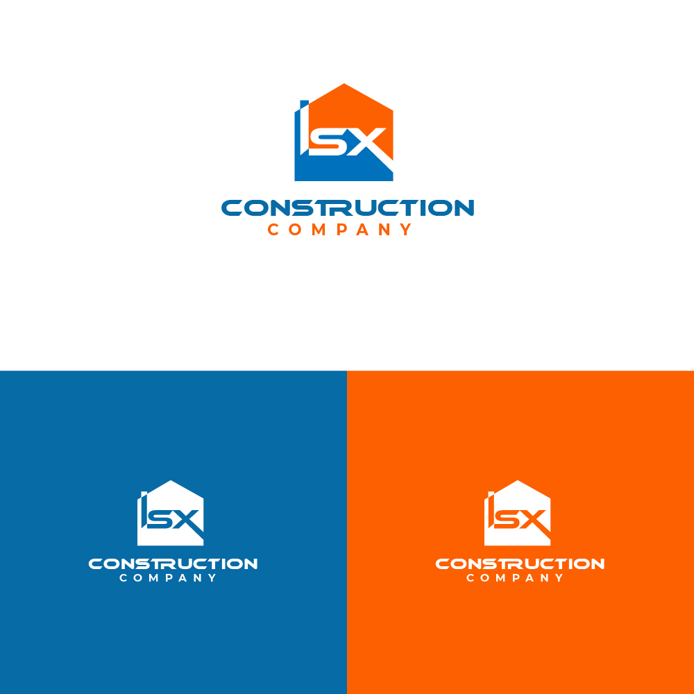 Logo Design by AlphabetZero.co.uk for ISX Construction Company | Design #27877531