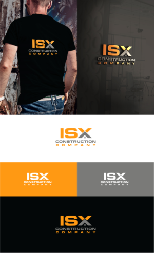 Logo Design by AlphabetZero.Com for ISX Construction Company | Design #27877541