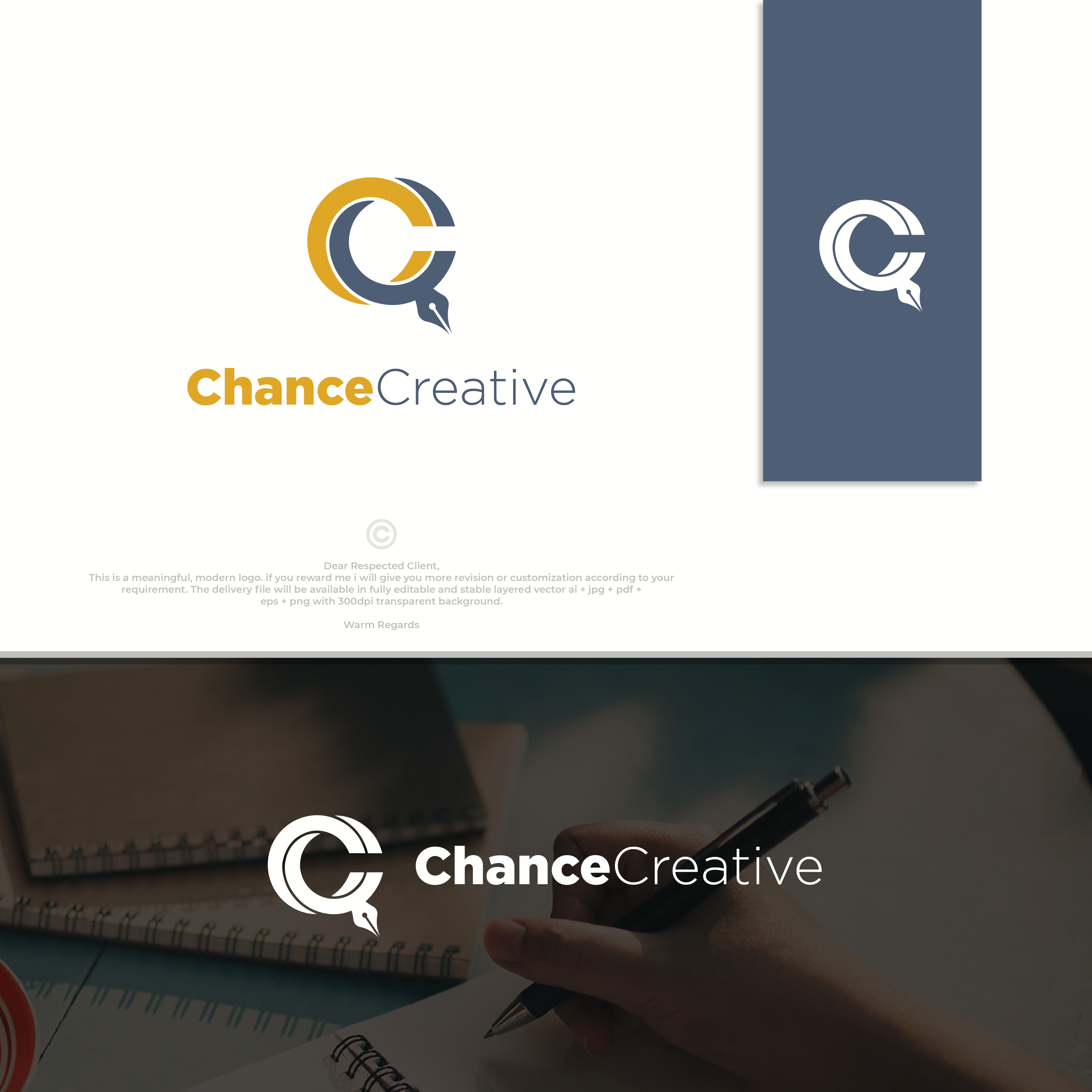 Diseño de Logo por designprotox para Chance Creative | Diseño #27869587