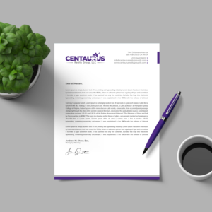 Letterhead Design by RENEXIT for this project | Design: #27866610