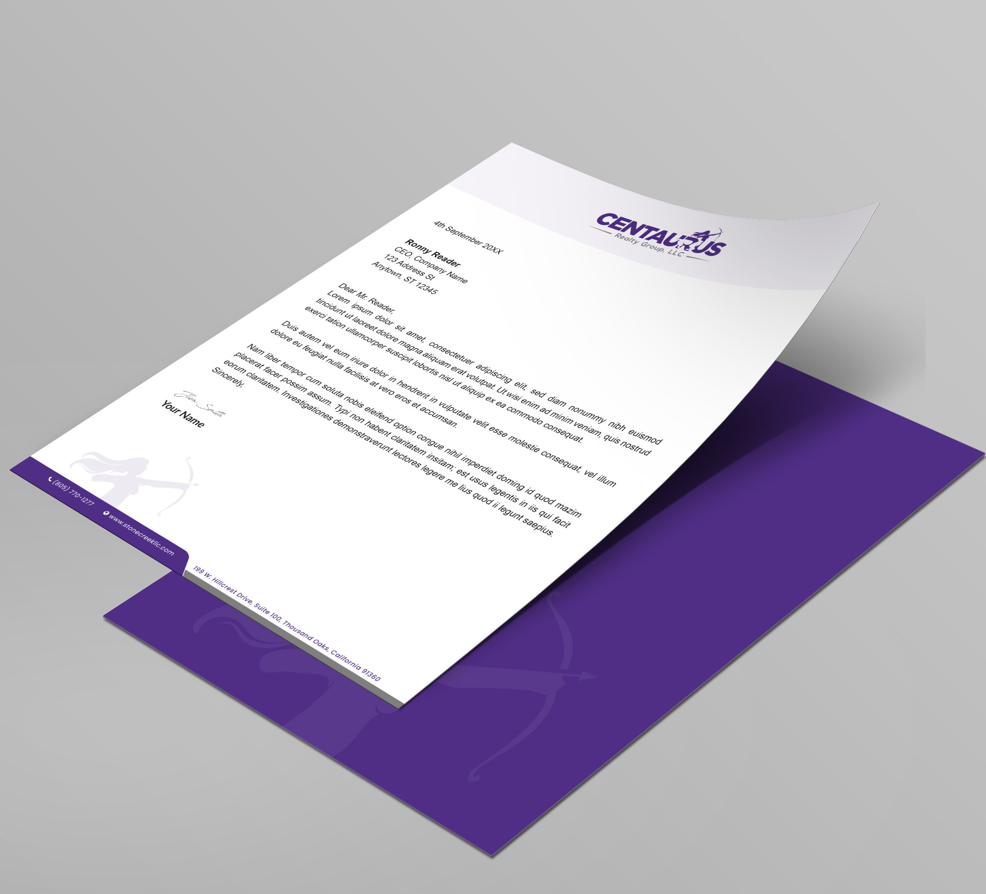Diseño de Membrete por Creative Moon Design para este proyecto | Diseño #27867782