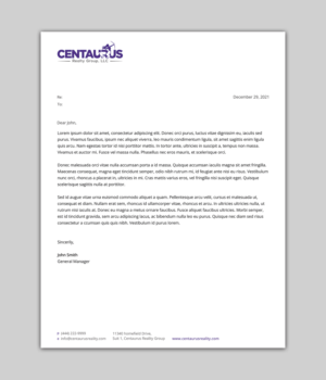 Letterhead Design by ubaidomar for this project | Design: #27871518
