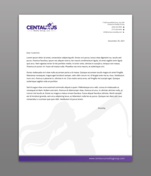 Letterhead Design by ubaidomar for this project | Design: #27871533