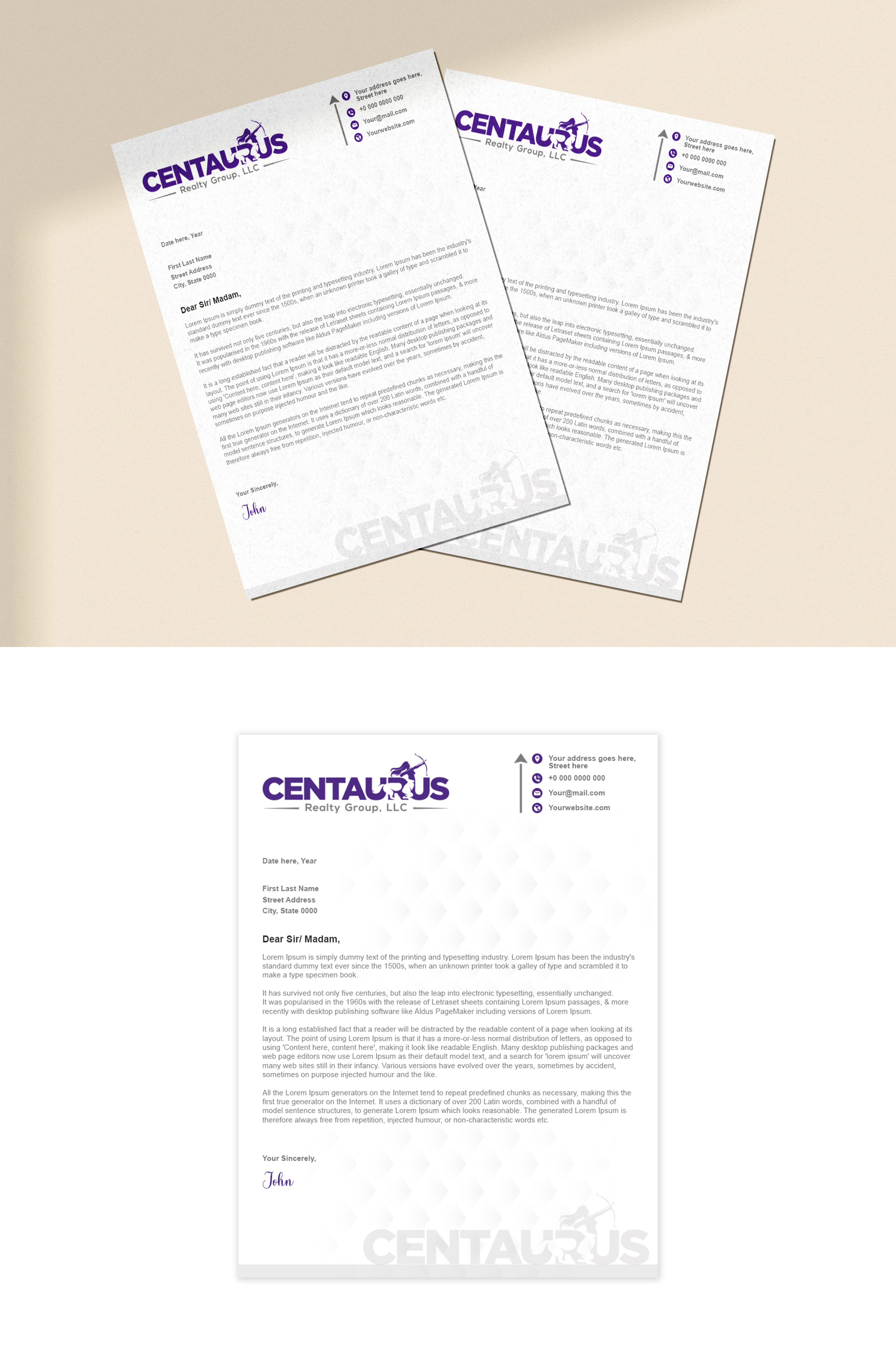 Letterhead Design by debdesign for this project | Design #27869018