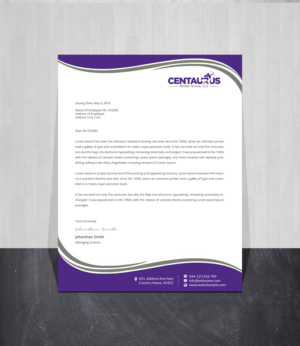 Letterhead Design by Creations Box 2015 for this project | Design: #27870993