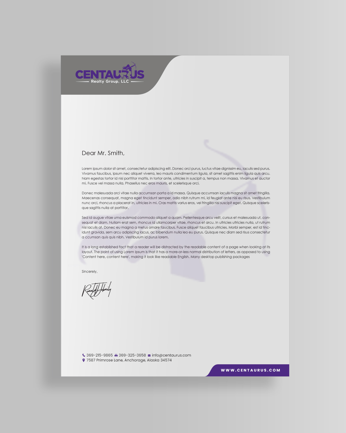Diseño de Membrete por chandrayaan.creative para este proyecto | Diseño #27867641