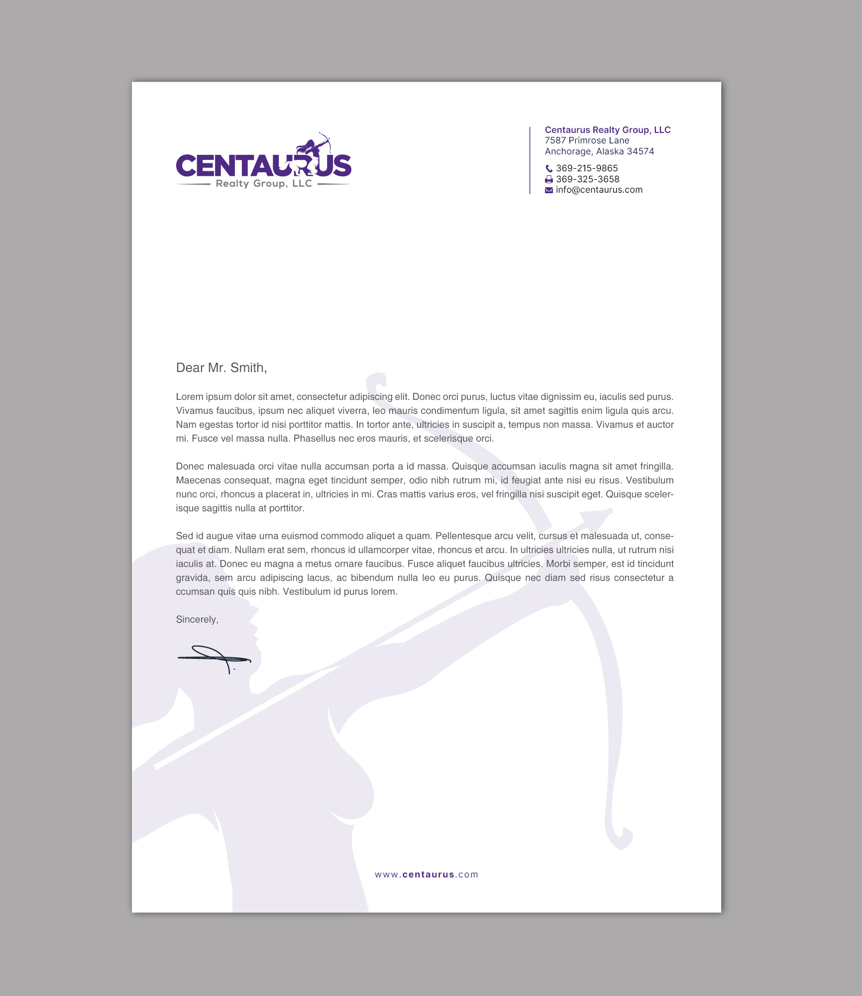 Letterhead Design by chandrayaan.creative for this project | Design #27867931