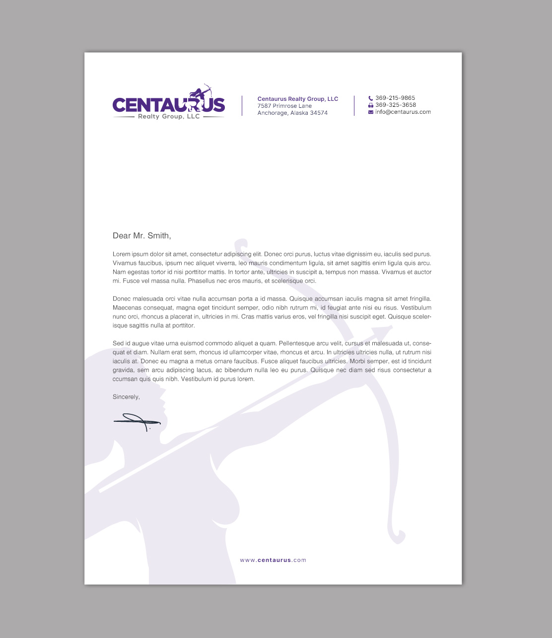Letterhead Design by chandrayaan.creative for this project | Design #27867932