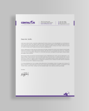 Letterhead Design by chandrayaan.creative for this project | Design: #27871050