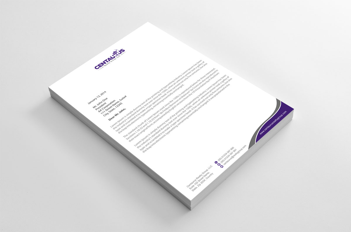 Diseño de Membrete por alpesh9520 para este proyecto | Diseño #27871339