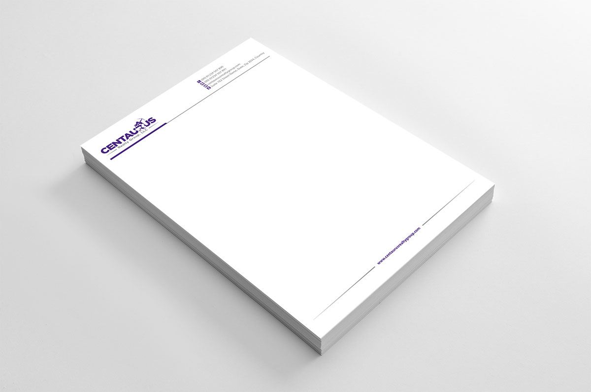 Letterhead Design by alpesh9520 for this project | Design #27873363