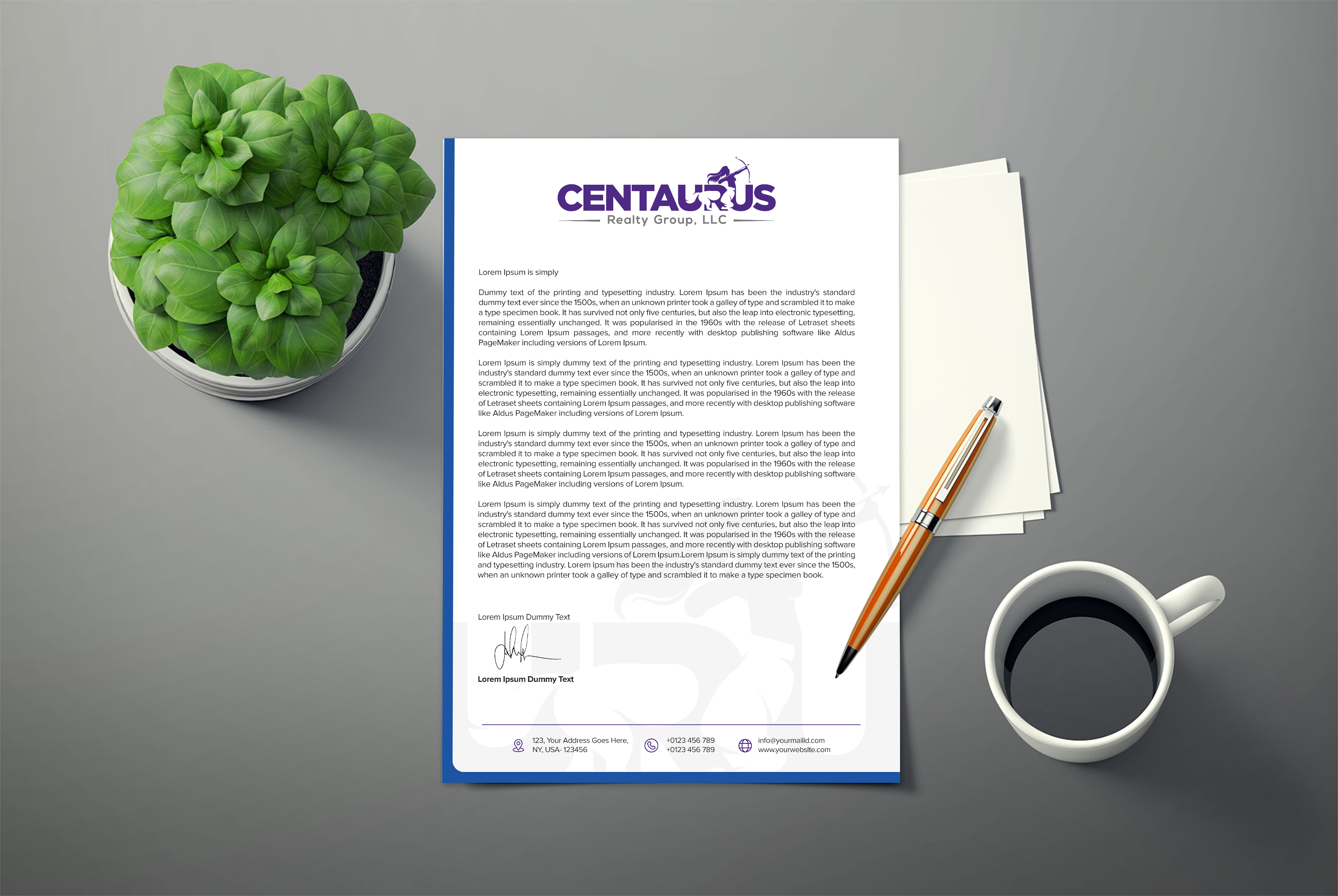 Letterhead Design by ARTOGRAPHY for this project | Design #27876889