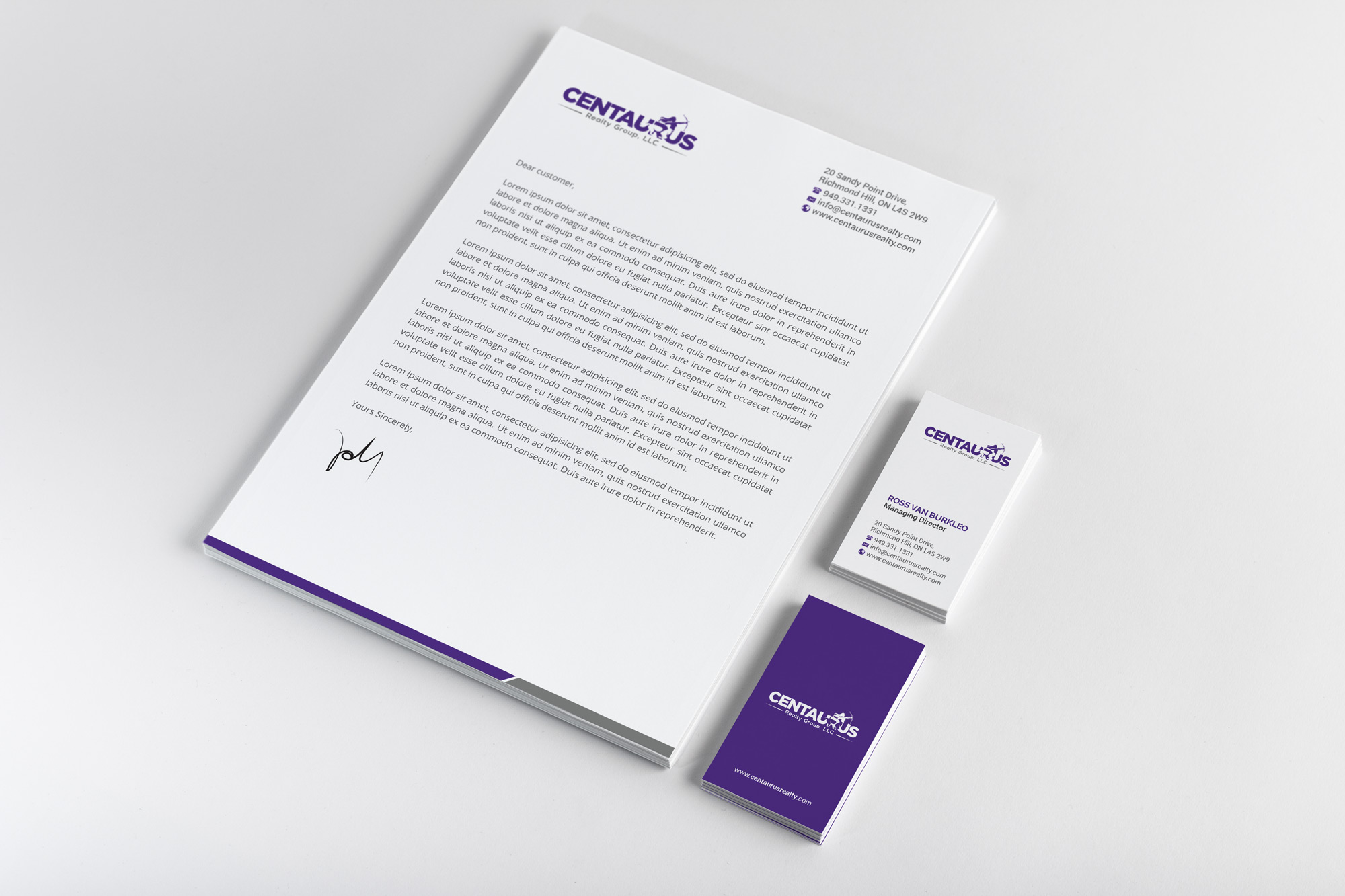 Letterhead Design by R.design for this project | Design #27866167