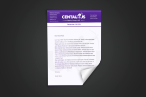 Letterhead Design by CreativeFeather for this project | Design: #27865462