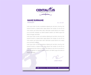 Letterhead Design by Minminannyong for this project | Design: #27876290