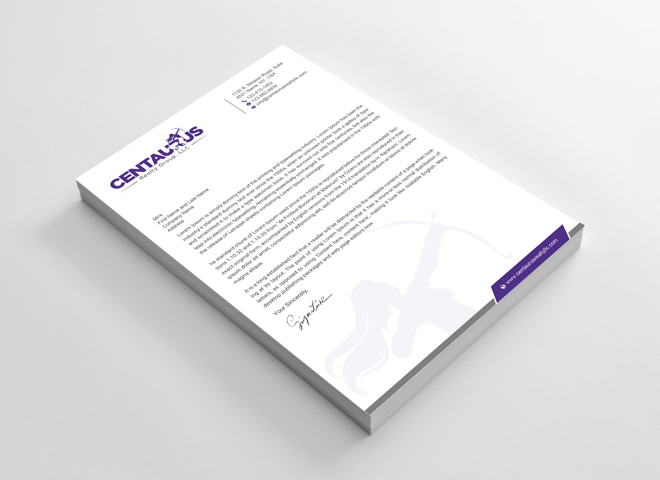 Letterhead Design by Uttom 2 for this project | Design #27876560