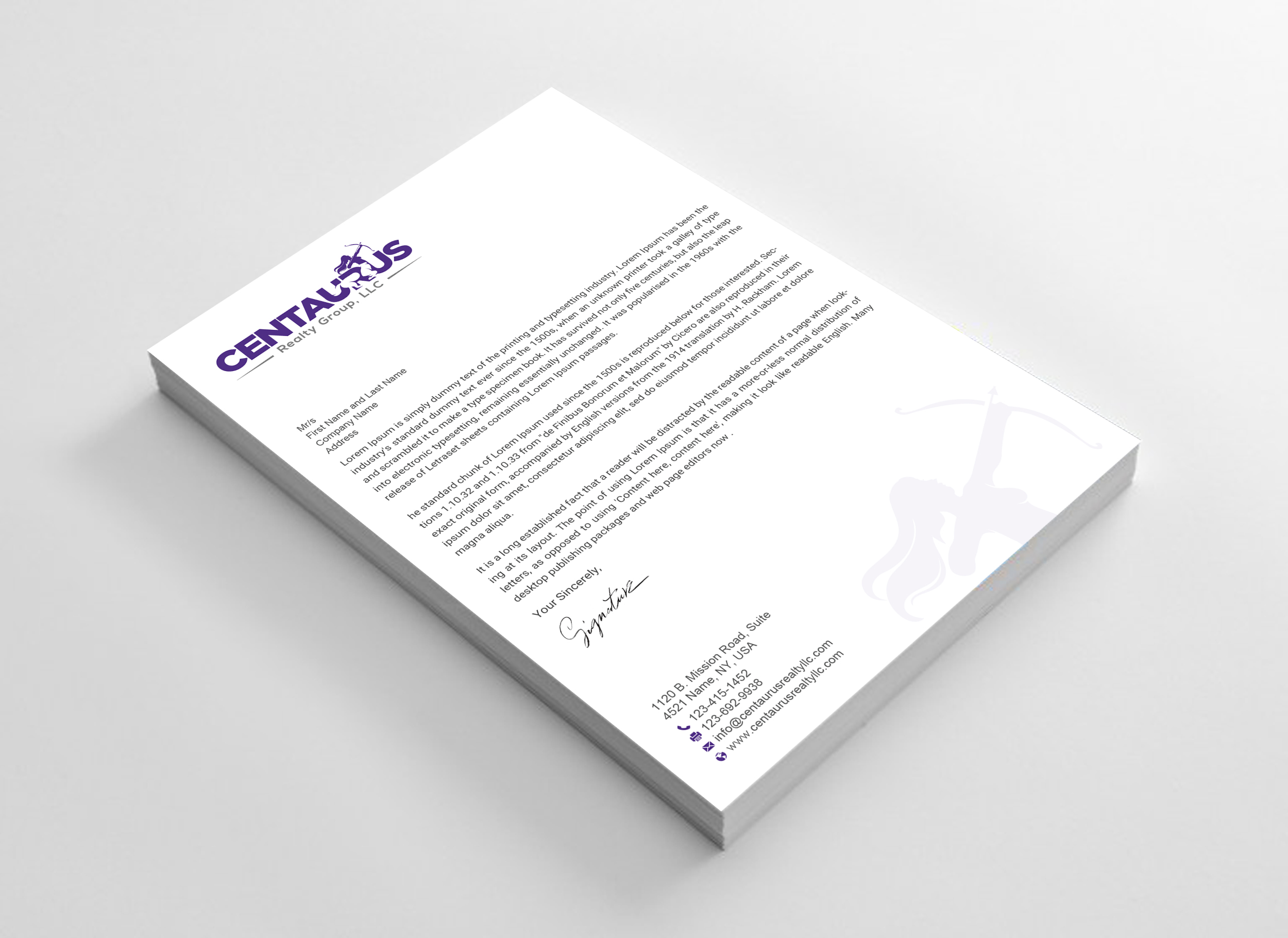 Letterhead Design by Uttom 2 for this project | Design #27876561