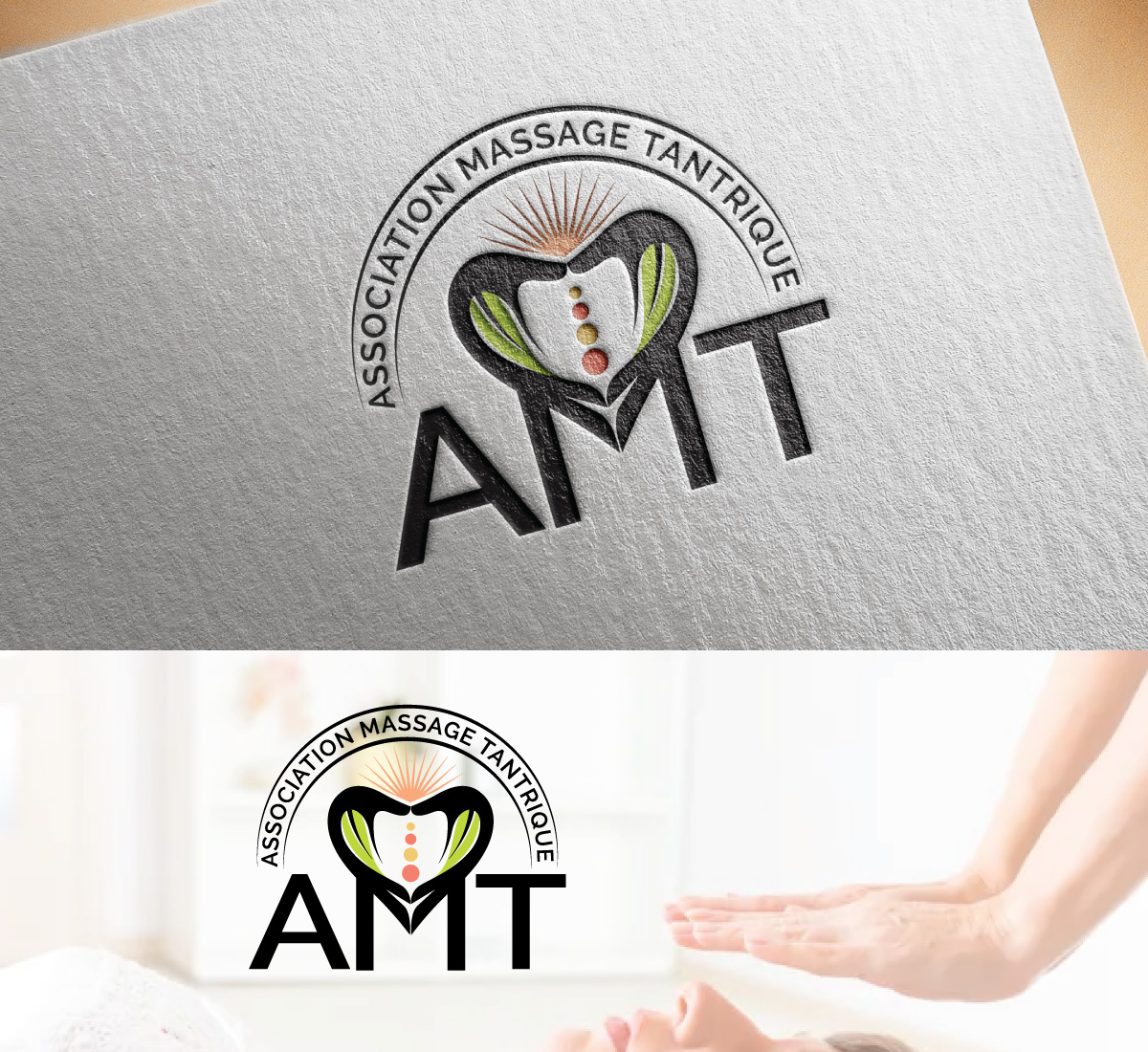 Logo Design by Dot Design 3 for Association Massage Tantrique | Design #27868729