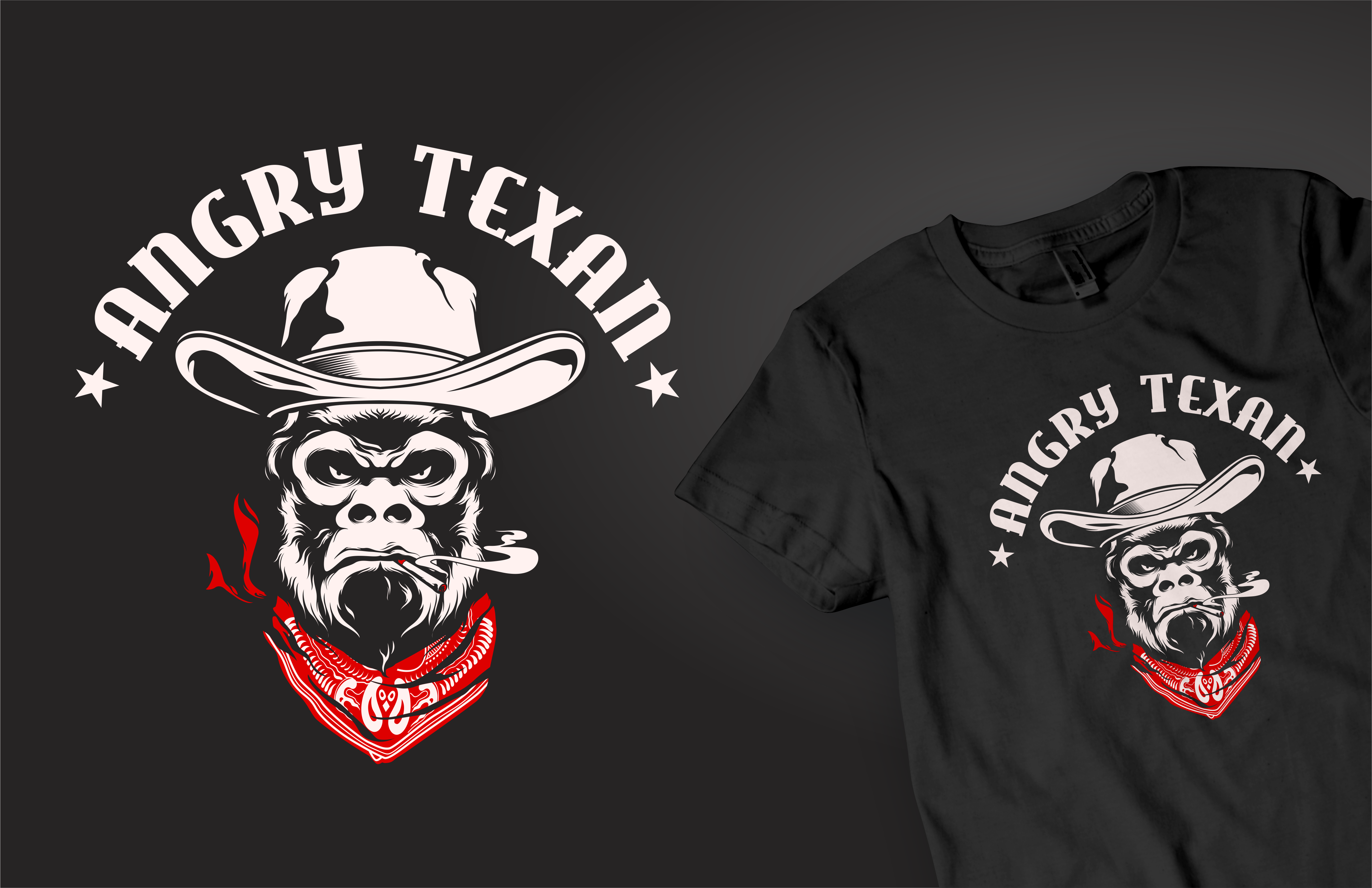 T-shirt Design by guprulsugiyanto for 7M Ventures - Texas Bogie | Design #27867329