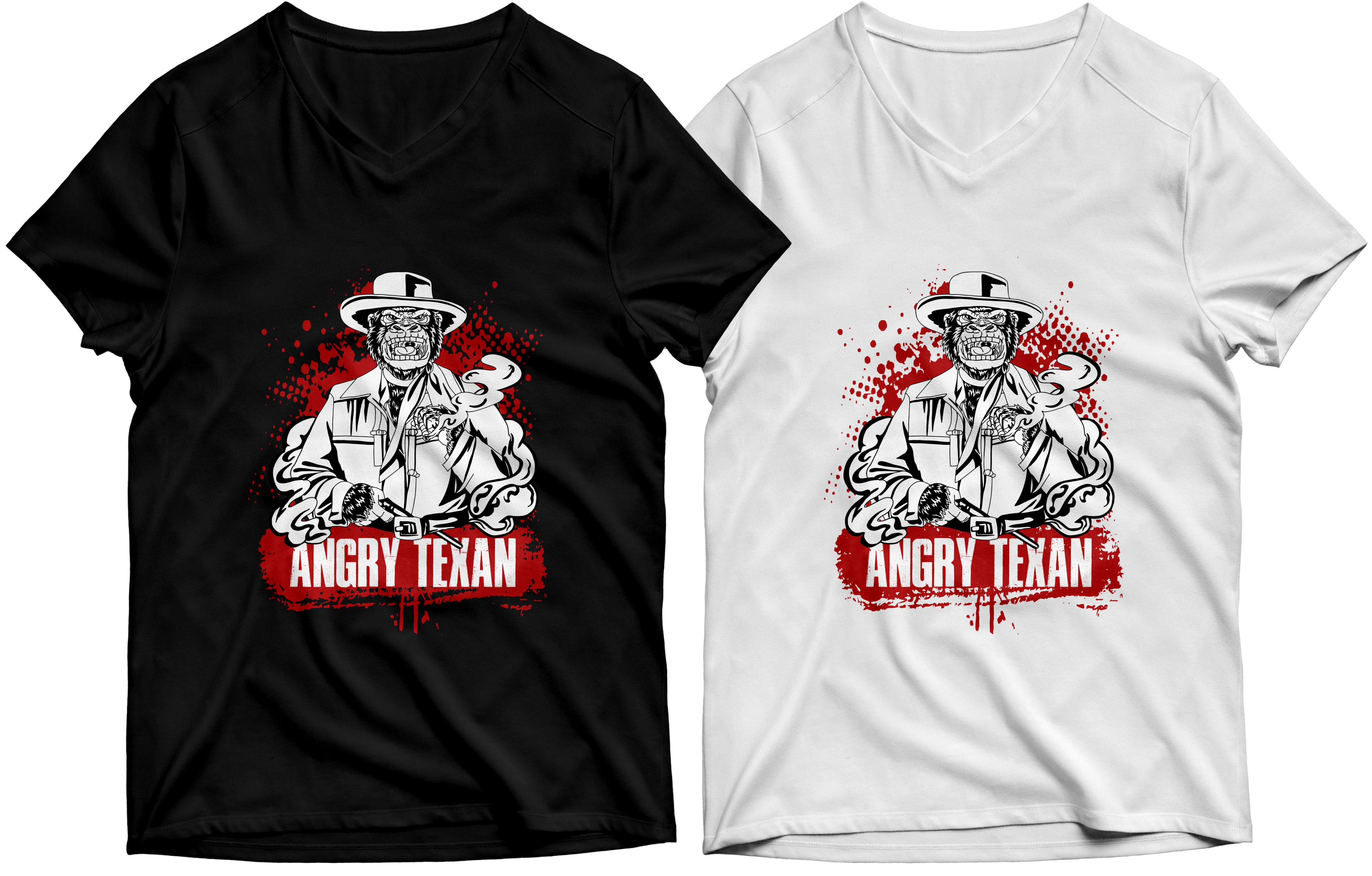 T-shirt Design by dmoeksa for 7M Ventures - Texas Bogie | Design #27869099
