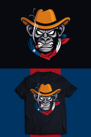 Angry Texan T-shirt | T-Shirt-Design von mithunpopey