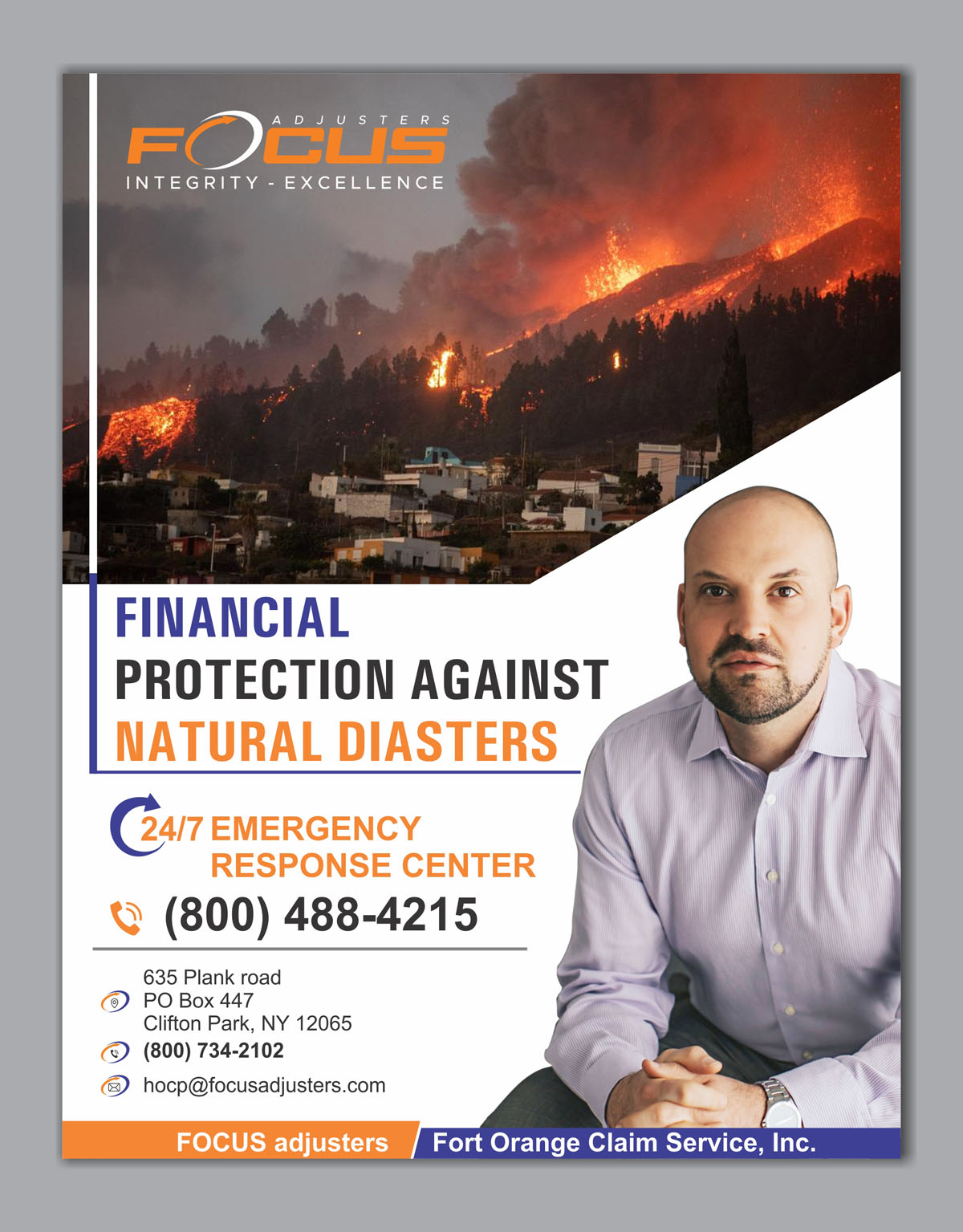 Advertisement Design by yadavsushil for Fort Orange Claim Service, Inc. | Design #27890545