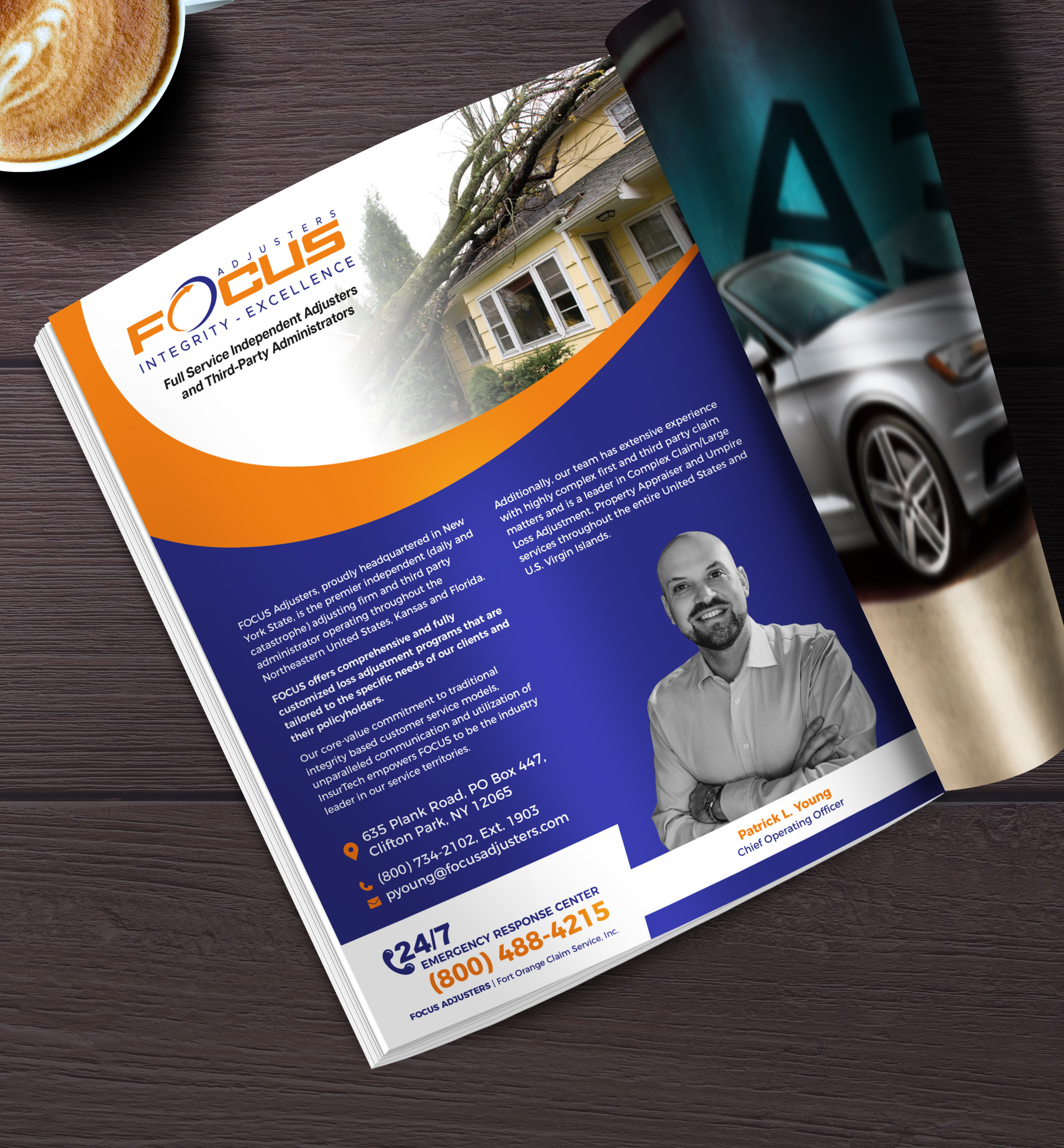 Werbe-Design von laxman2creative für Fort Orange Claim Service, Inc. | Design #27886854