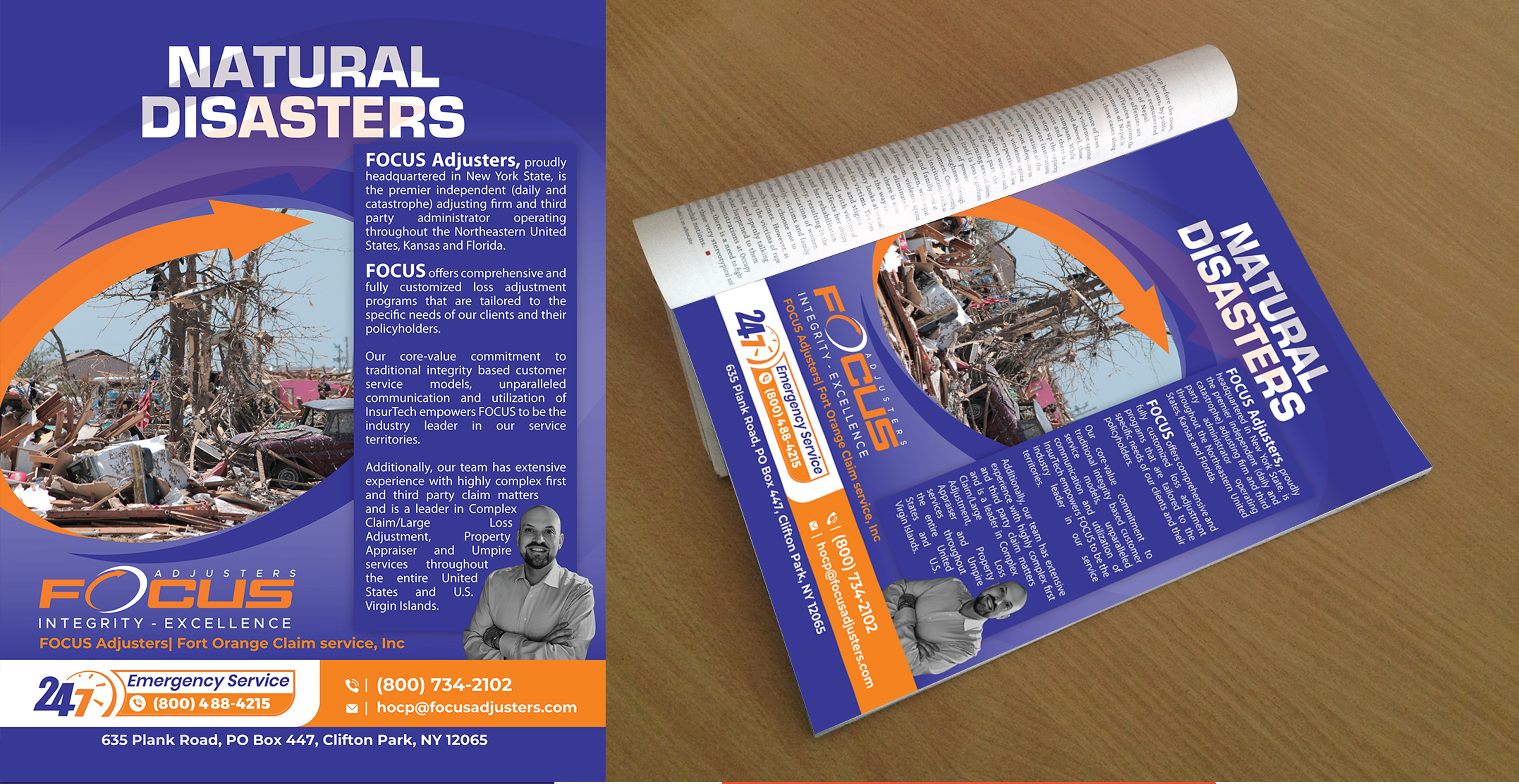 Diseño Publicitario por Impressive Sol para Fort Orange Claim Service, Inc. | Diseño #27875671