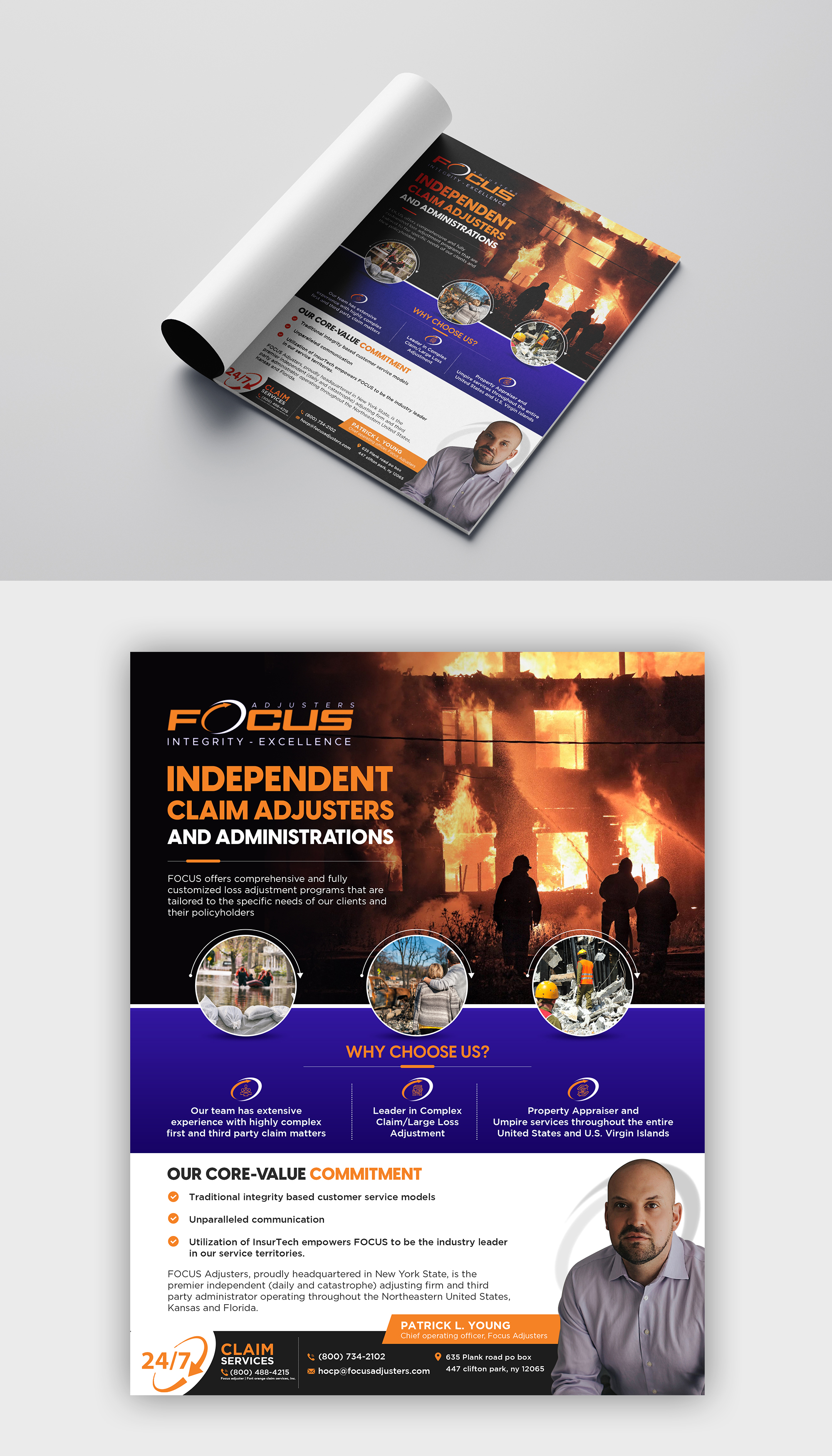 Advertisement Design by debdesign for Fort Orange Claim Service, Inc. | Design #27869121