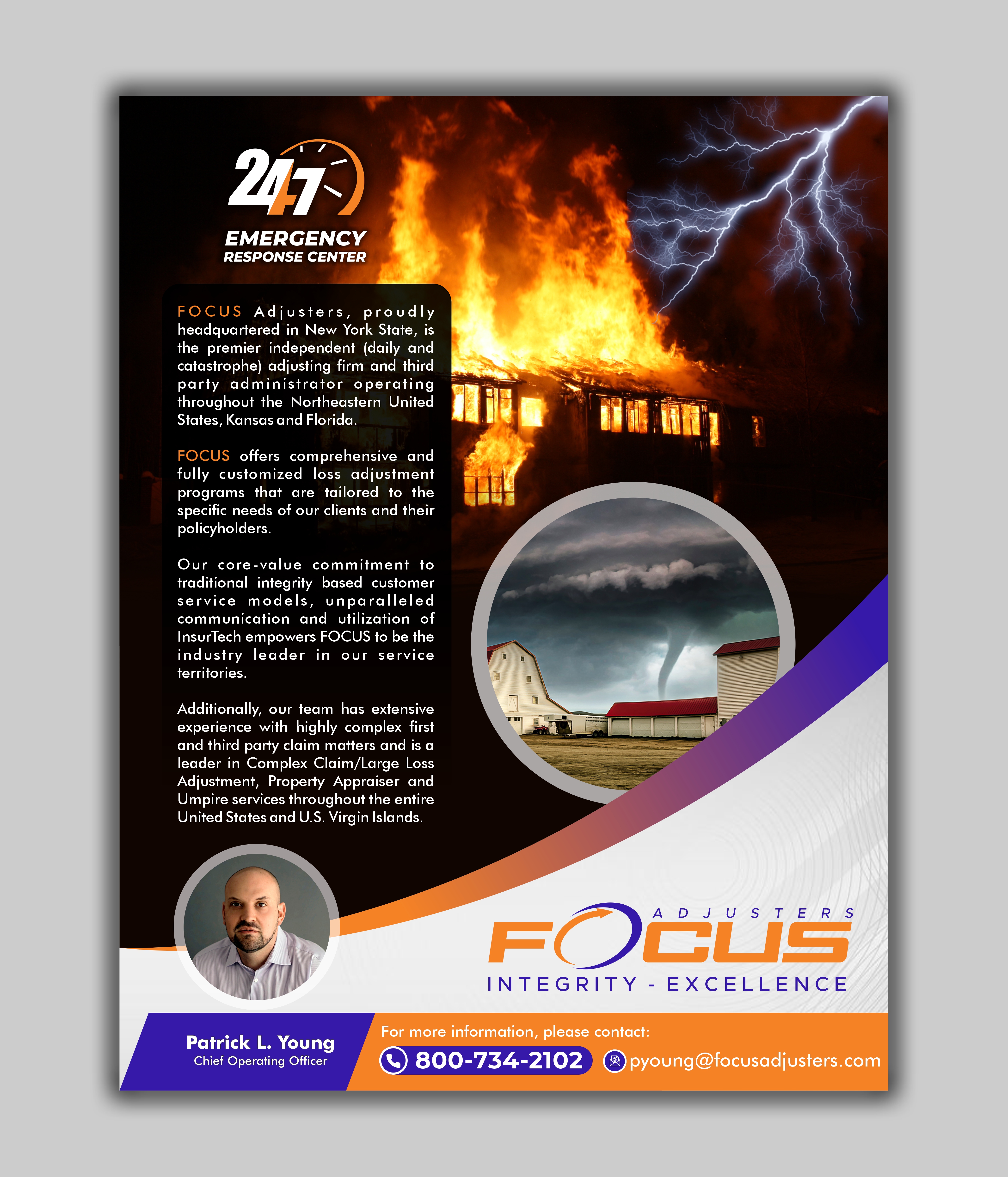 Advertisement Design by kgraphics2011 for Fort Orange Claim Service, Inc. | Design #27875815