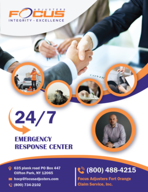Diseño Publicitario por 3Guys para Fort Orange Claim Service, Inc. | Diseño: #27878348