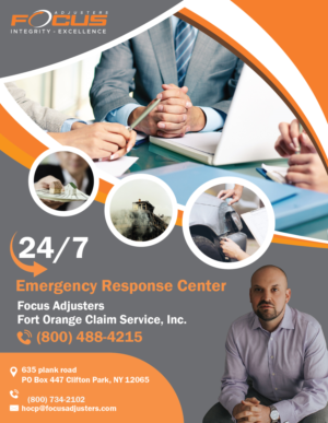 Diseño Publicitario por 3Guys para Fort Orange Claim Service, Inc. | Diseño: #27884367
