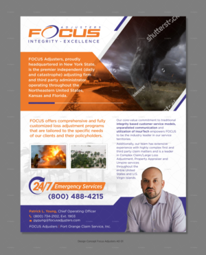 Diseño Publicitario por D Creative para Fort Orange Claim Service, Inc. | Diseño: #27872450