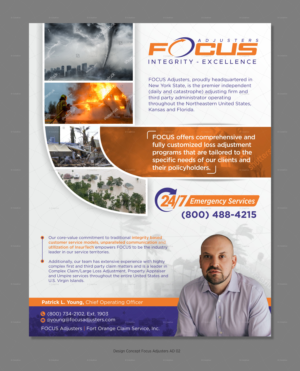 Diseño Publicitario por D Creative para Fort Orange Claim Service, Inc. | Diseño: #27872952