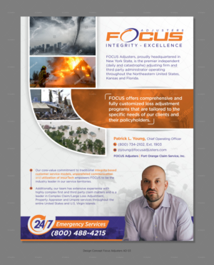Diseño Publicitario por D Creative para Fort Orange Claim Service, Inc. | Diseño: #27888124